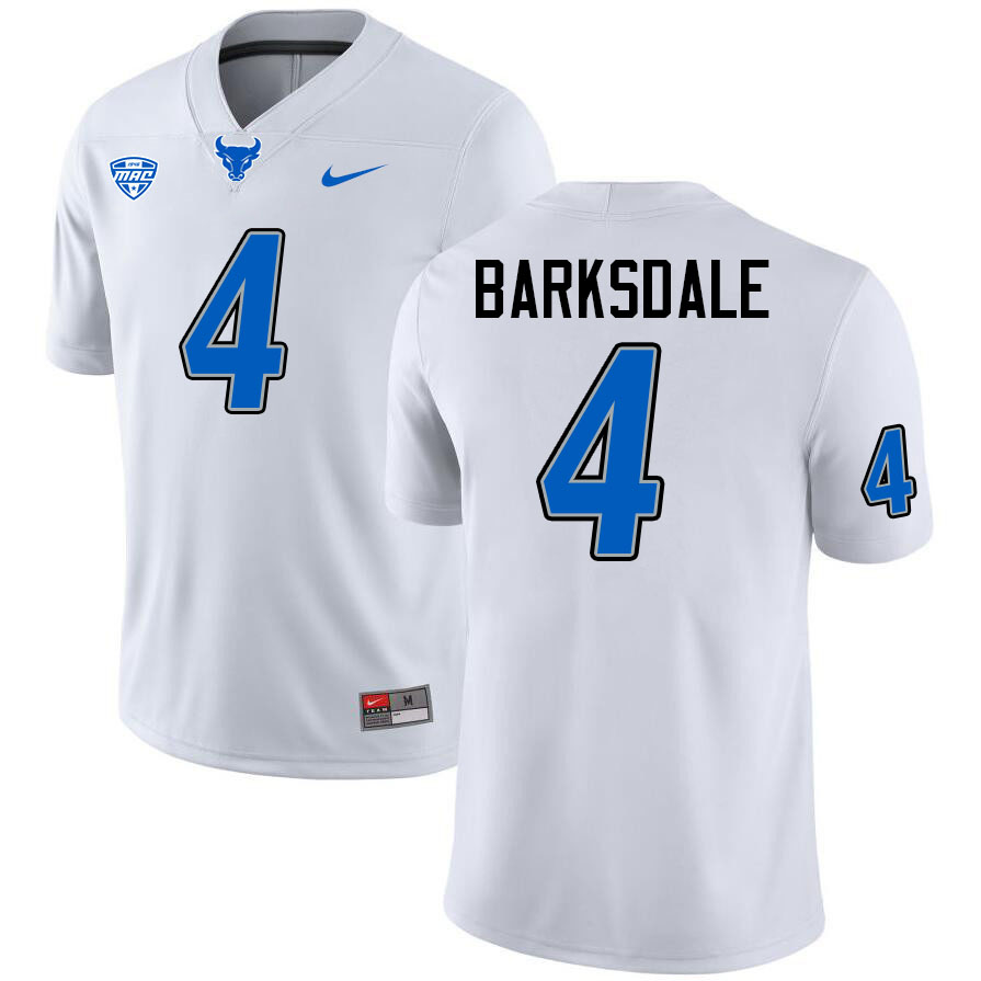 Jacqez Barksdale UB Bulls Jersey,University Of Buffalo Bulls #4 Jacqez Barksdale Jersey Youth-White